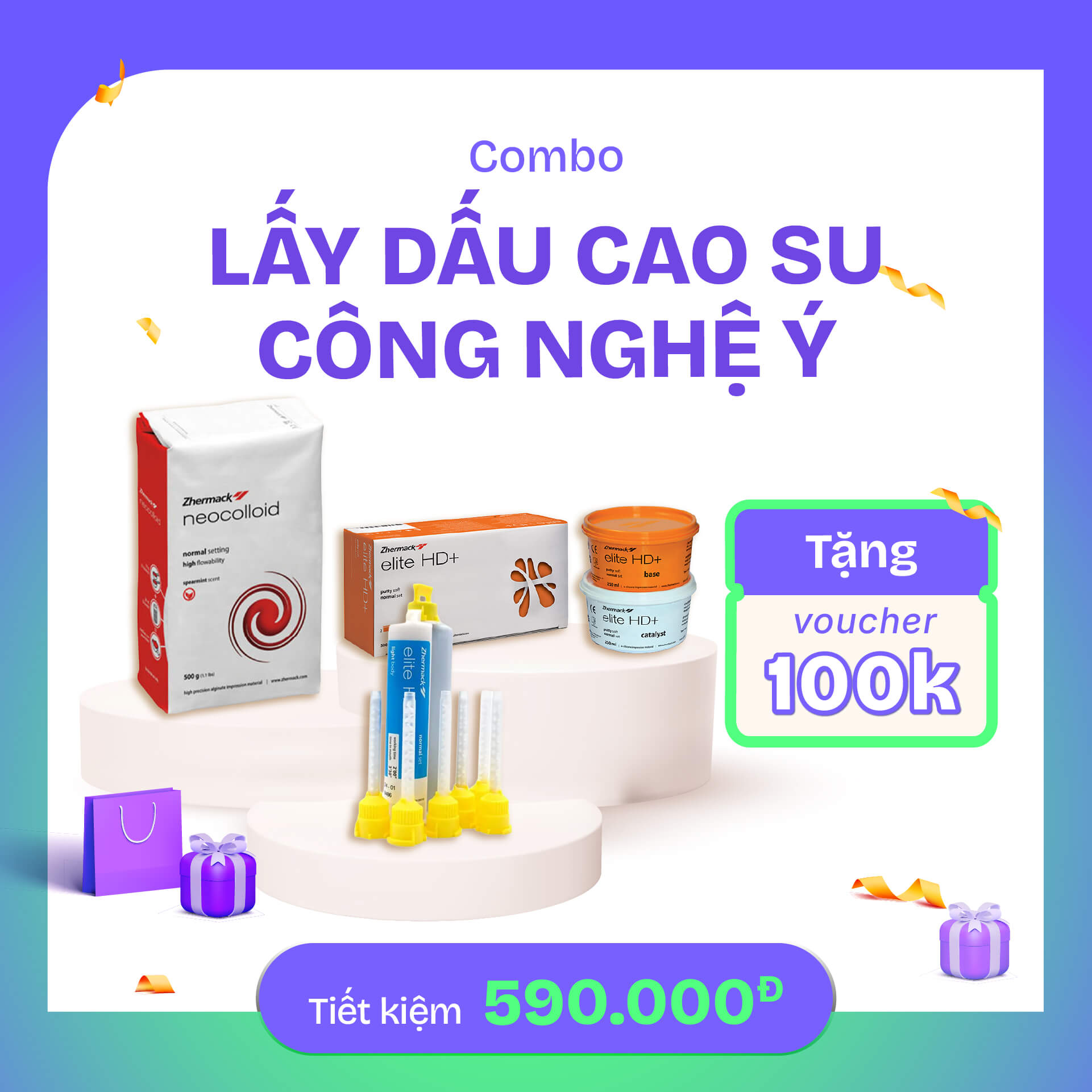 Bộ Lấy Dấu Cao Su Công Nghệ Ý