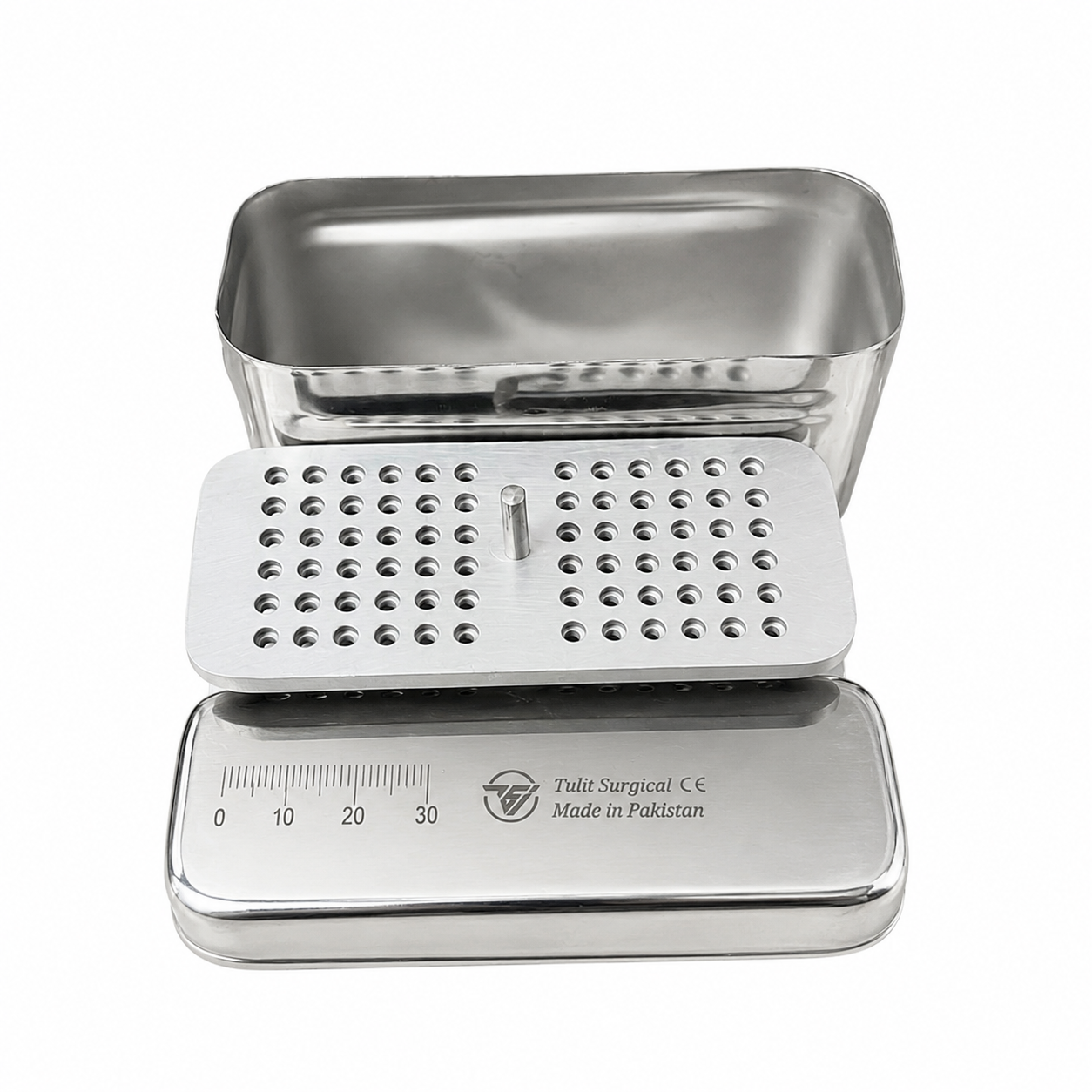 LOẠI THƯỜNG - Hộp đựng trâm nội nha hình chữ nhật loại thường 72 lỗ