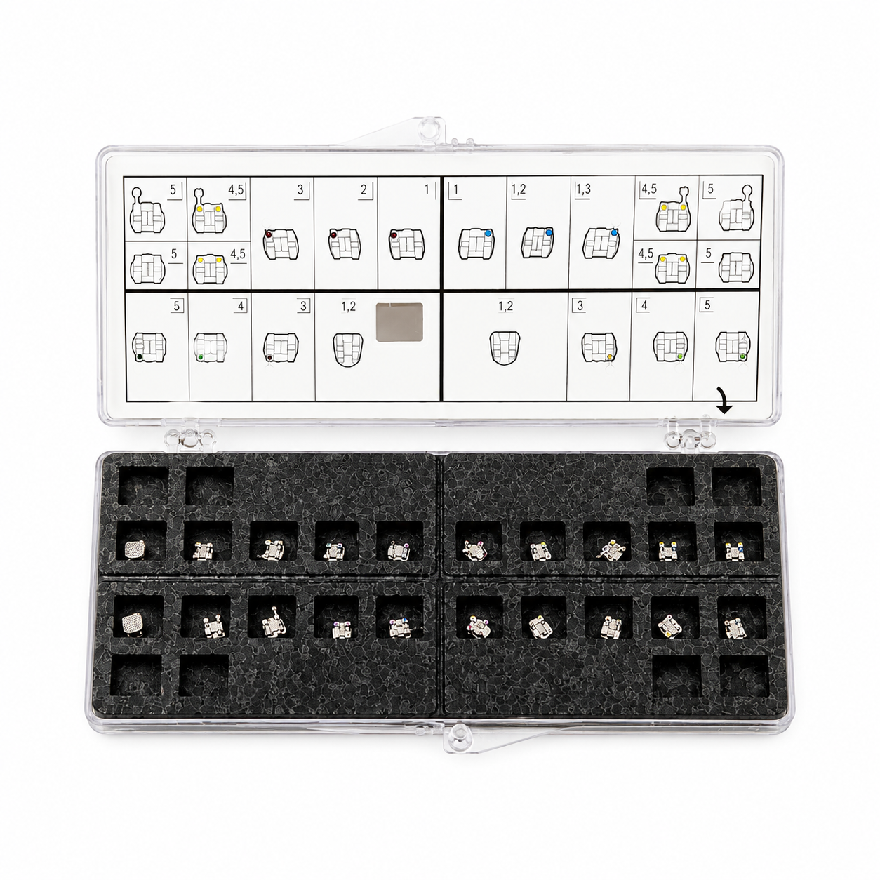 Mắc cài kim loại 3M Victory series MBT Slot 022