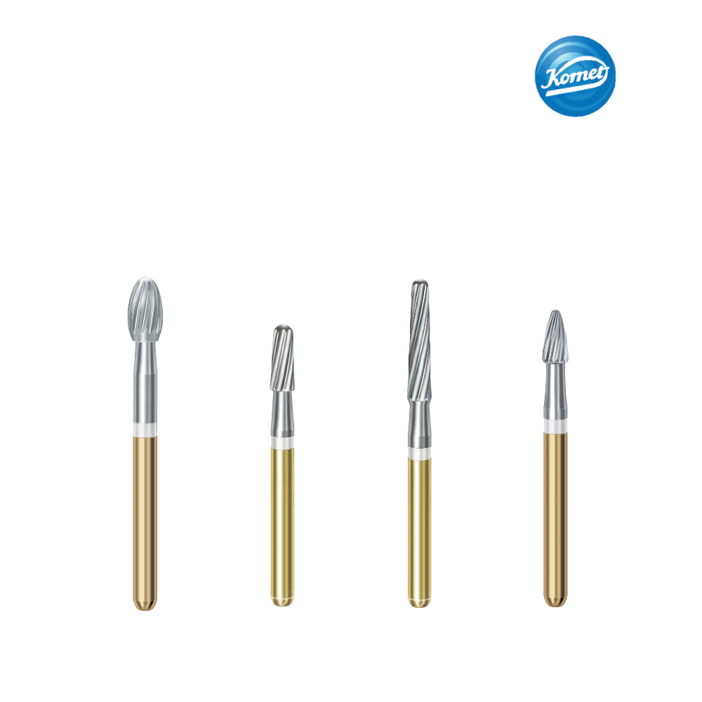 Mũi làm sạch vật liệu thừa sau khi bỏ mắc cài chỉnh nha | Komet Đức