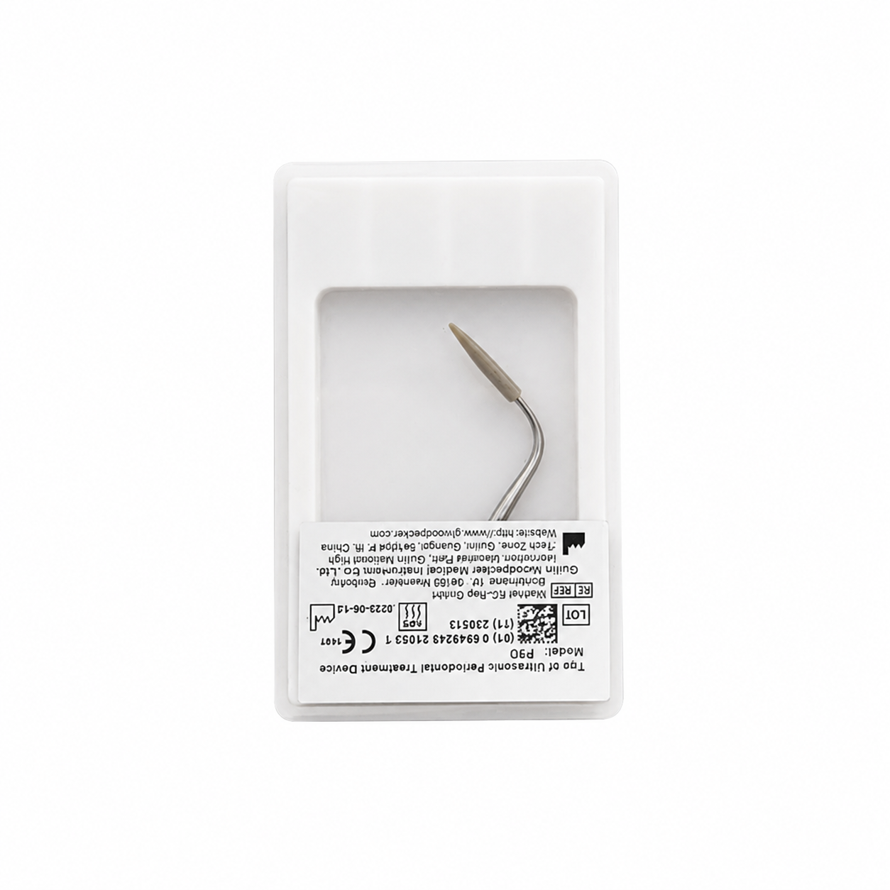 Mũi cạo vôi chuyên dụng cho răng Implant Woodpecker P90