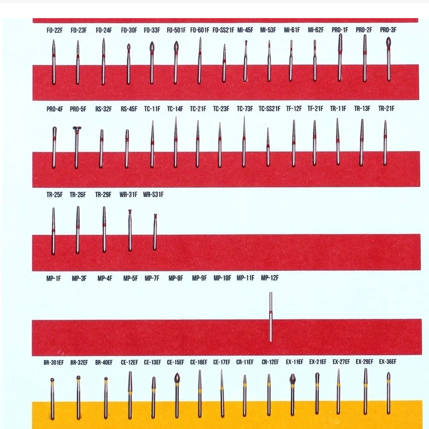 Mũi khoan kim cương Mani có hình trụ thuôn đầu tròn TR | Mani Nhật Bản