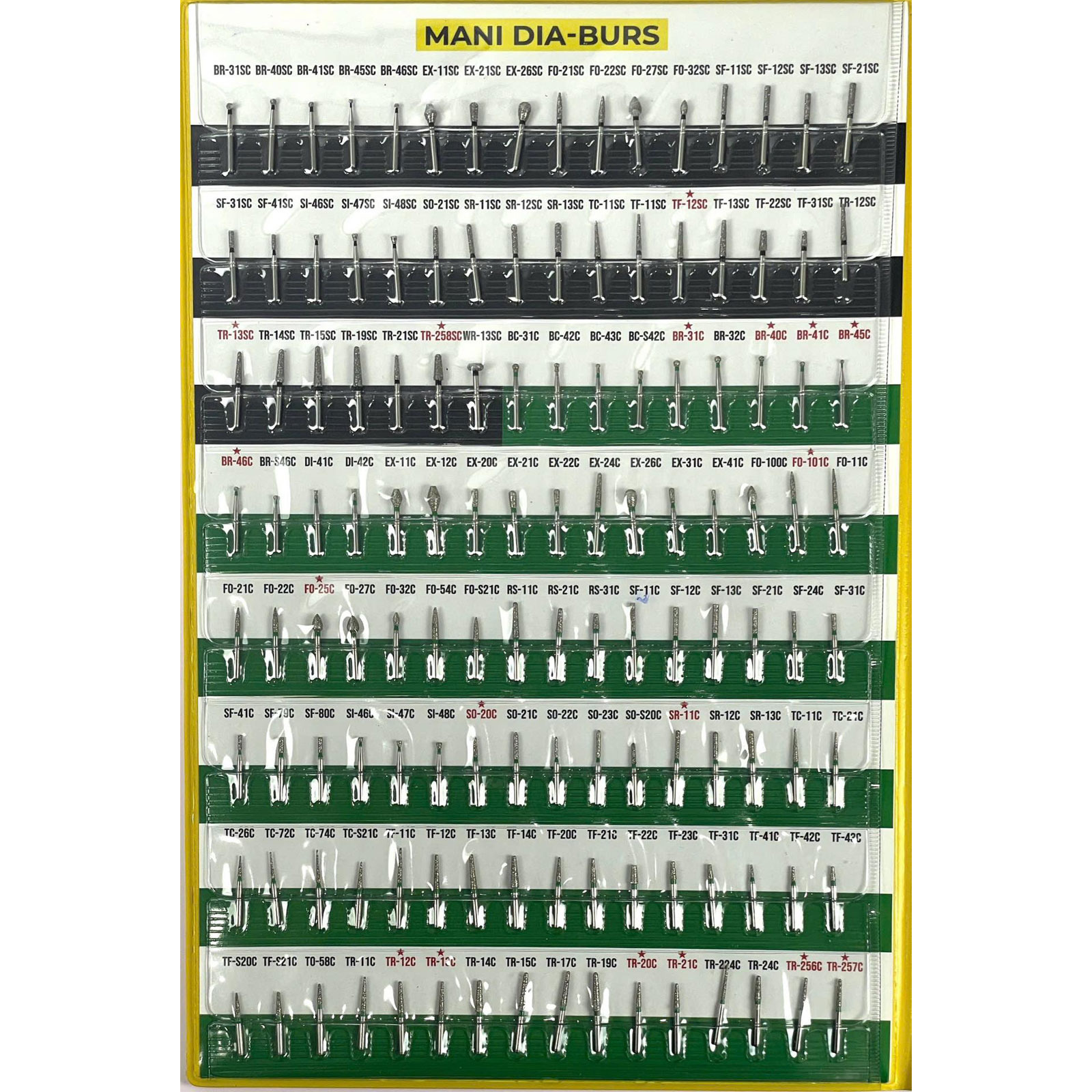 Mũi khoan kim cương Mani đầu tròn BR | Mani Nhật Bản