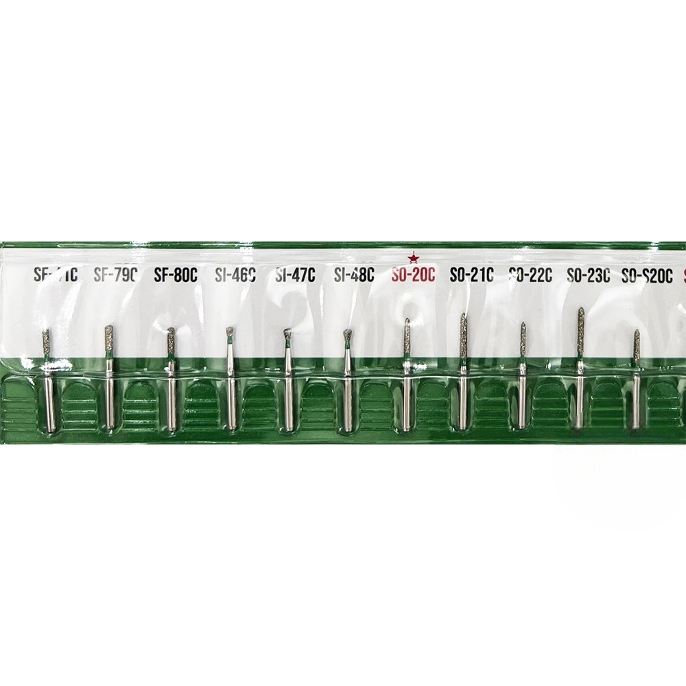 Mũi khoan kim cương Mani trụ đầu oval SO | Mani Nhật Bản