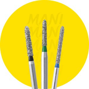 Mũi khoan trụ đầu oval Mani Nhật Bản