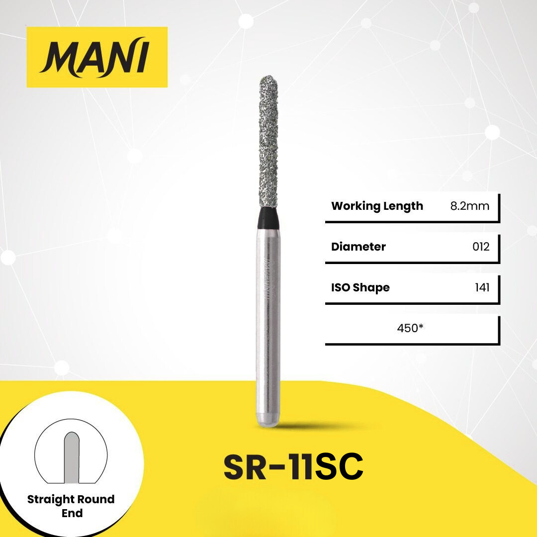 Mũi khoan trụ đầu oval Mani Nhật Bản