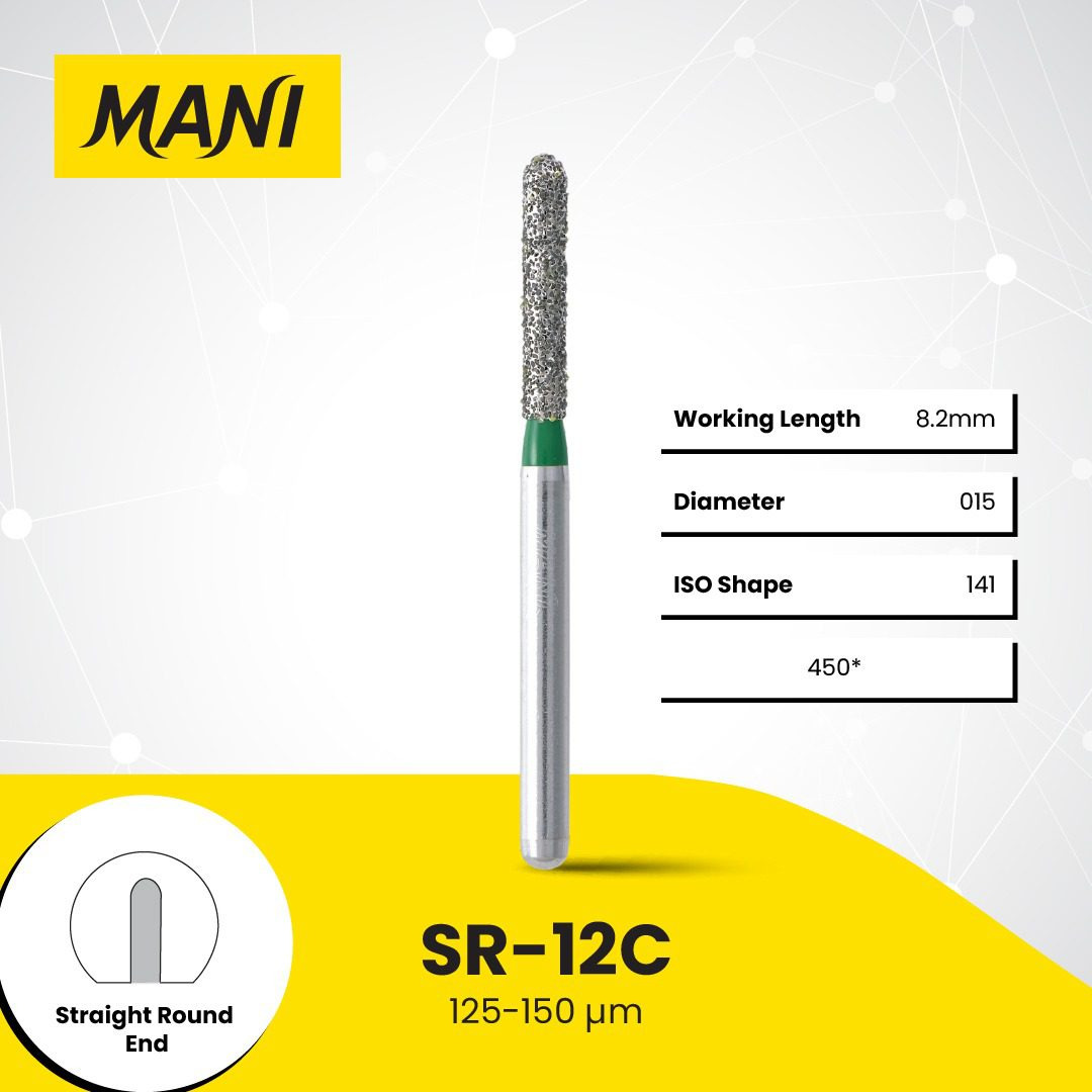 Mũi khoan trụ đầu oval Mani Nhật Bản