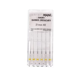 Trâm gai lấy tuỷ răng Short Barbed Broaches | Mani Nhật Bản