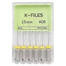 Nạo lấy tủy K-Files Hộp 6 cây Mani Nhật Bản