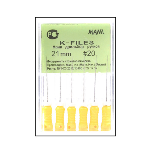 Nạo lấy tủy K-Files Hộp 6 cây Mani Nhật Bản