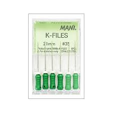 Nạo lấy tủy K-Files Hộp 6 cây Mani Nhật Bản