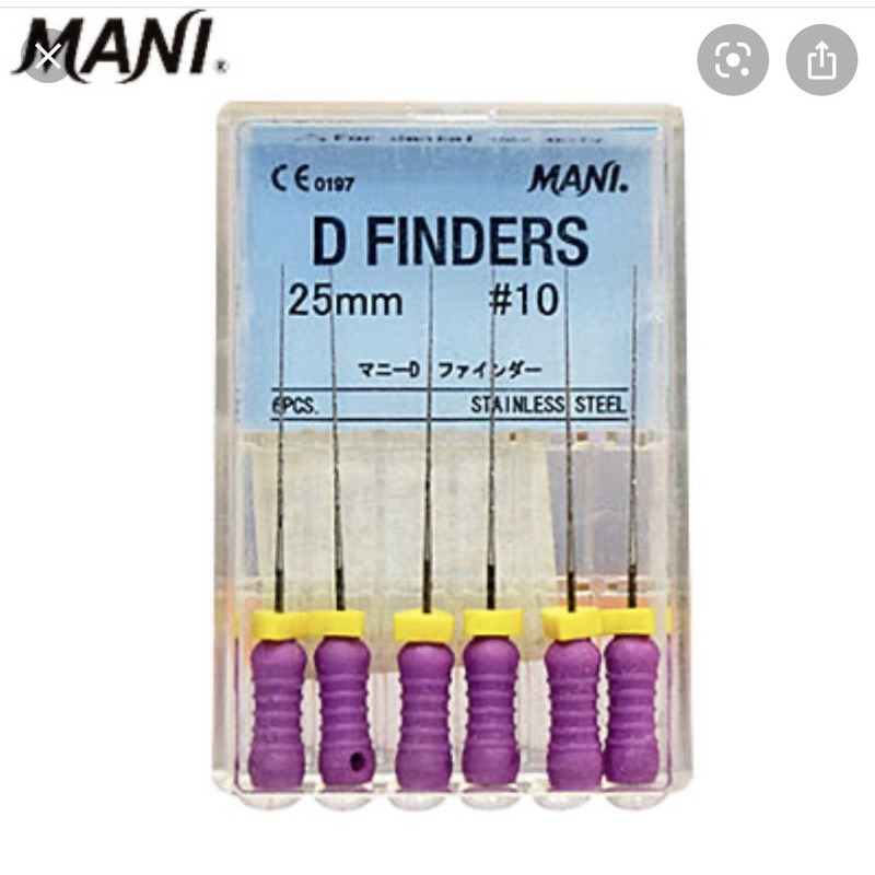 Trâm tay thăm dò ống tủy D-Finders | Mani Nhật Bản