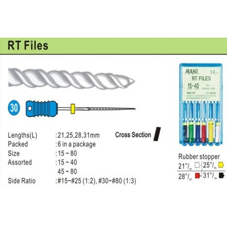 Nong dẻo RT file Hộp 6 cây Mani Nhật Bản