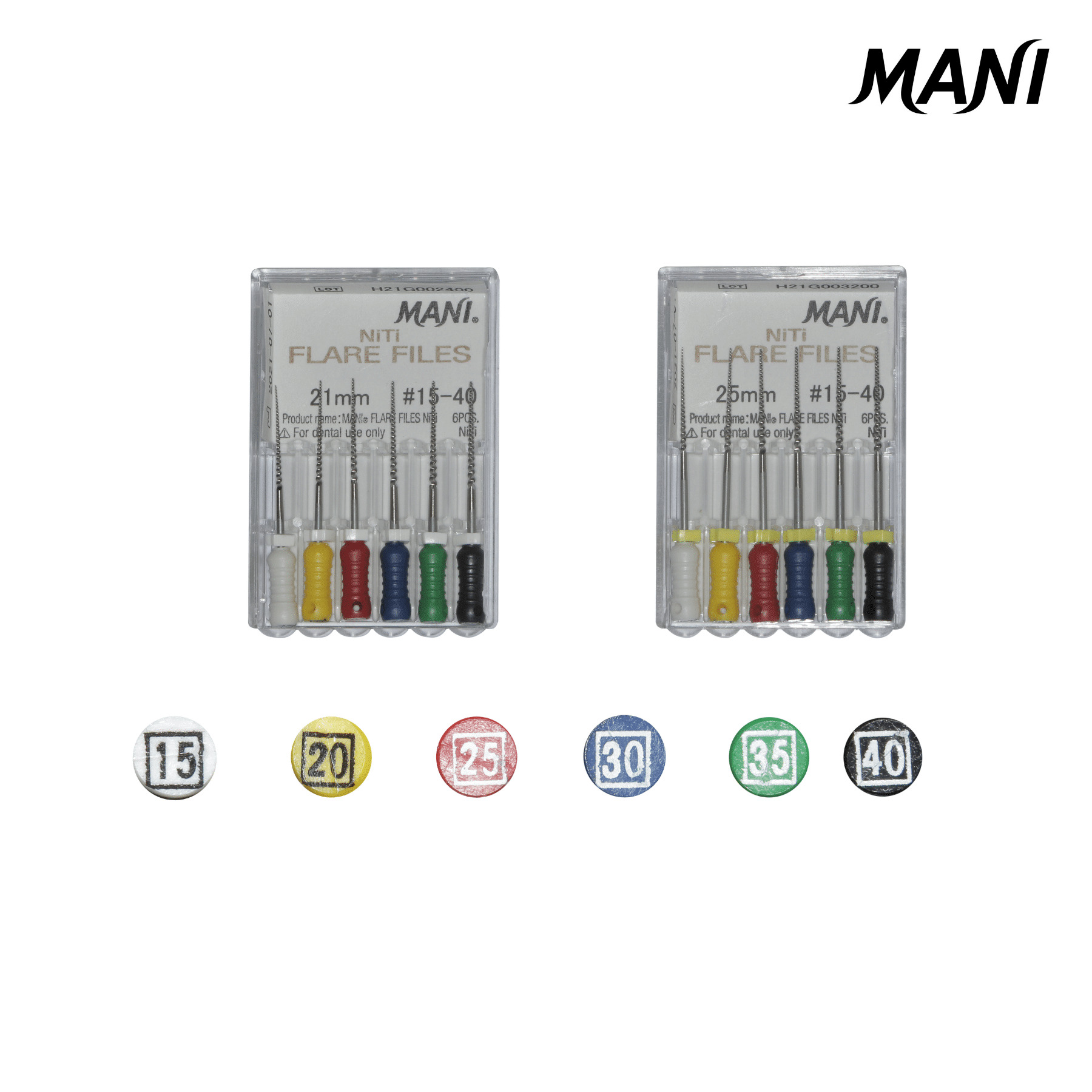 Nong tay Niti Flare Files Hộp 6 cây Mani Nhật Bản