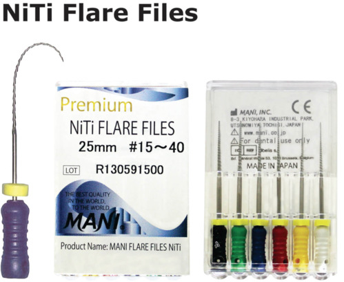 Nong tay Niti Flare Files Hộp 6 cây Mani Nhật Bản