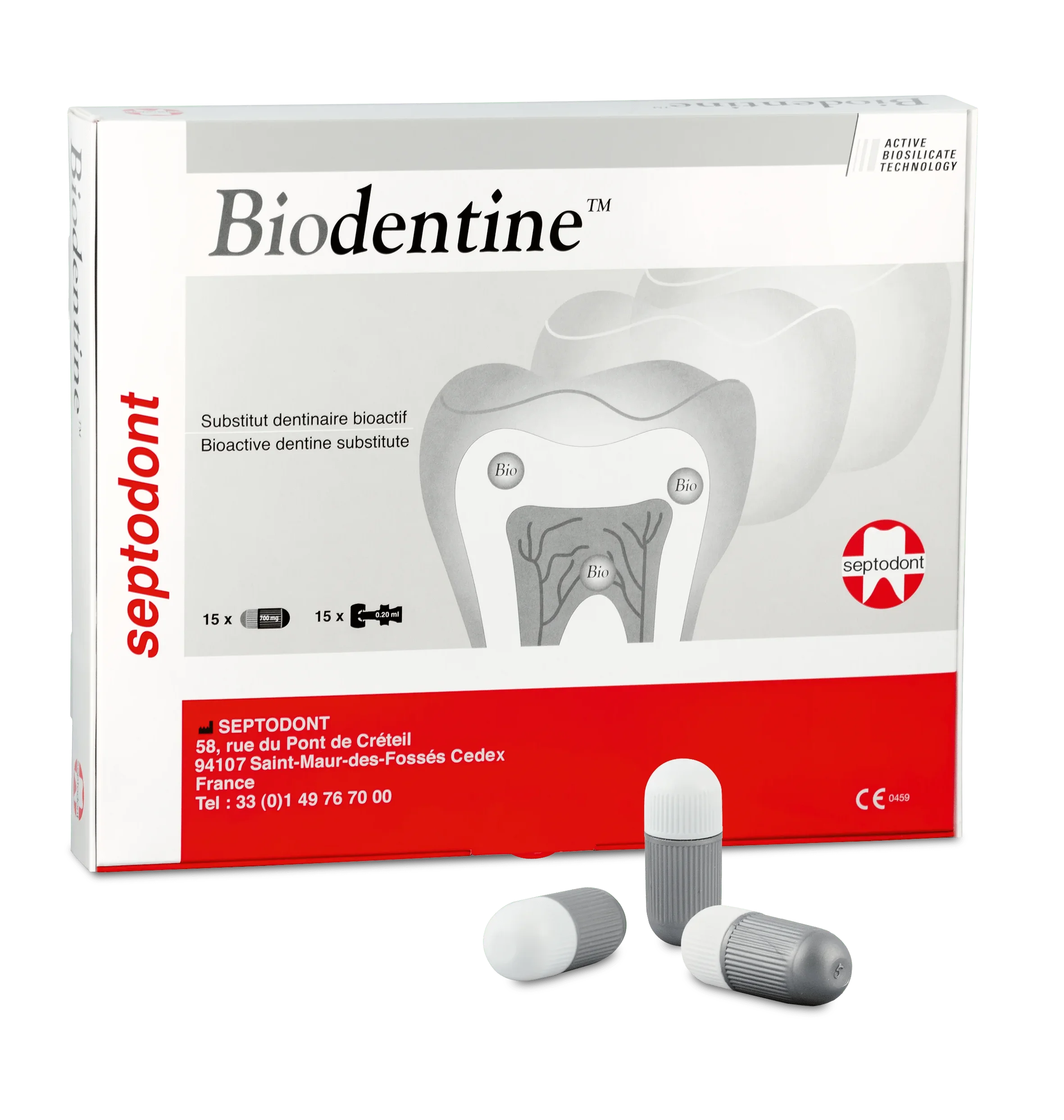 Vật liệu trám bít sinh học thay thế ngà răng BioDentine Septodont