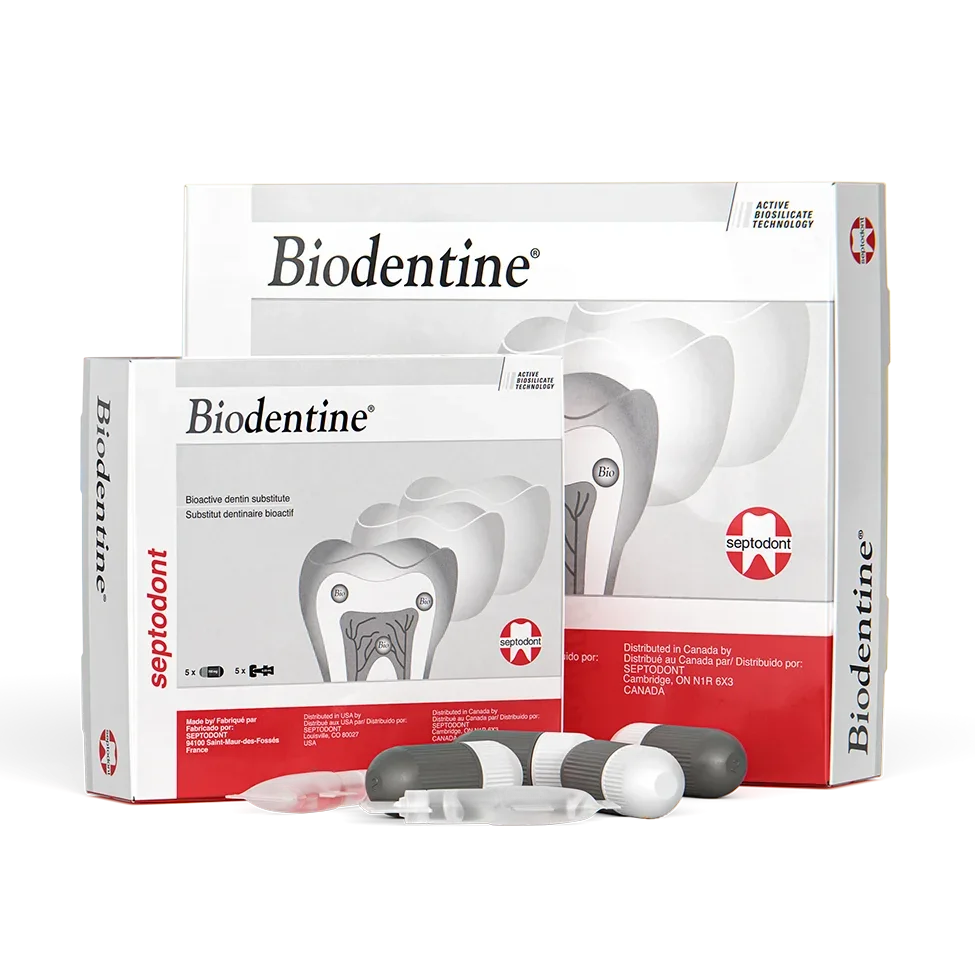 Vật liệu trám bít sinh học thay thế ngà răng BioDentine Septodont