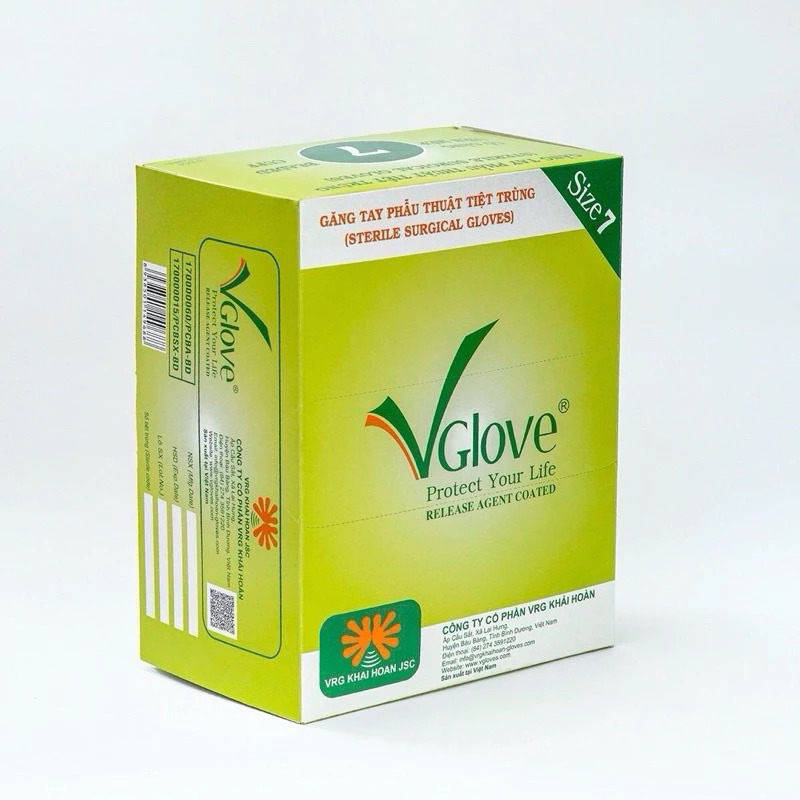 Găng tay y tế phẫu thuật tiệt trùng Vglove