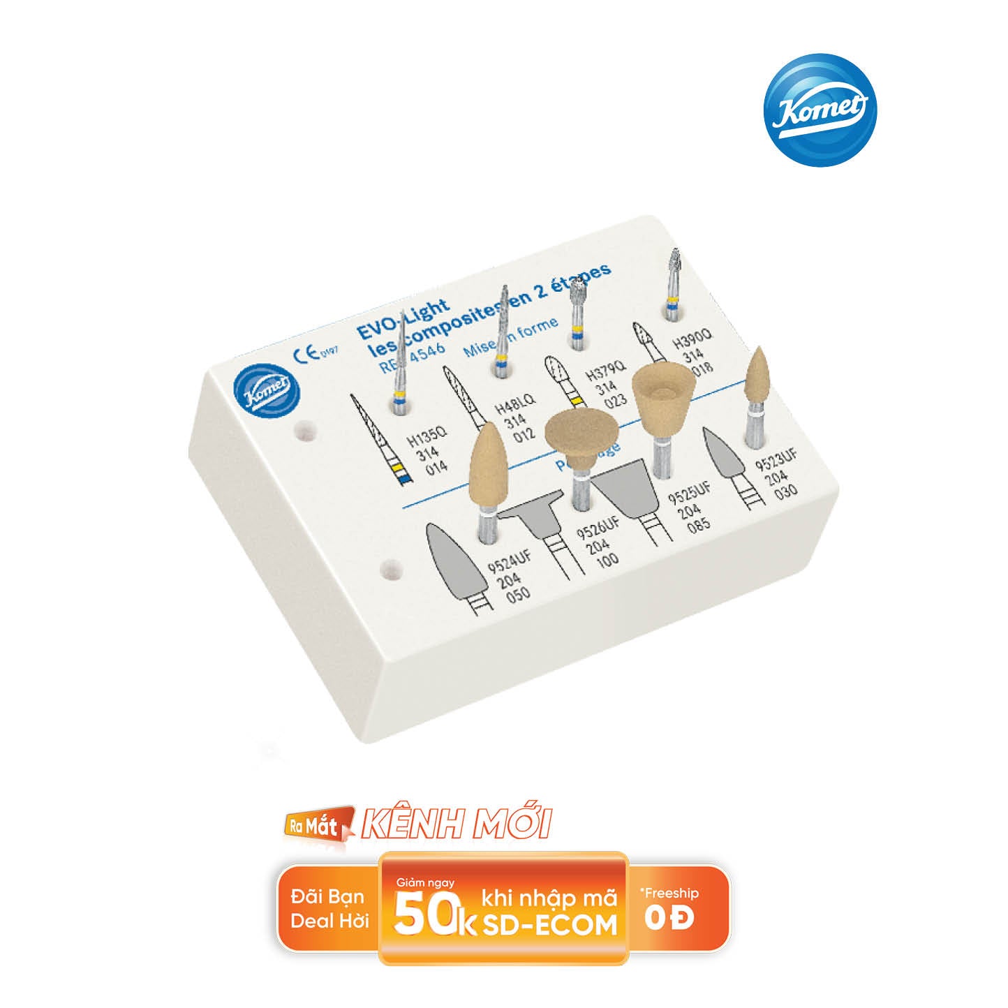 Bộ sửa soạn và đánh bóng hoàn thiện composite KM_4546