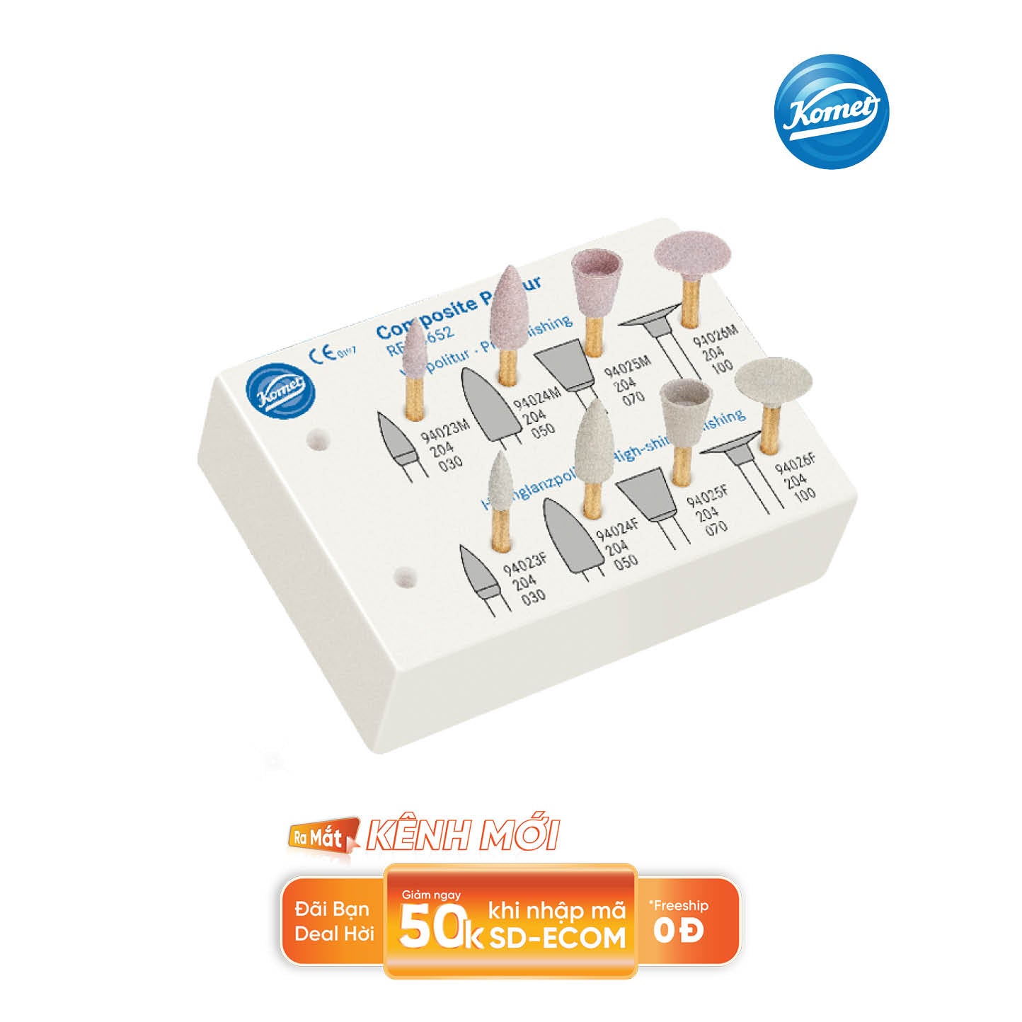 Bộ đánh bóng composite KM_4652