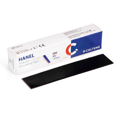 Giấy cắn 1 mặt dày 40μ - Articulating Hanel Coltene