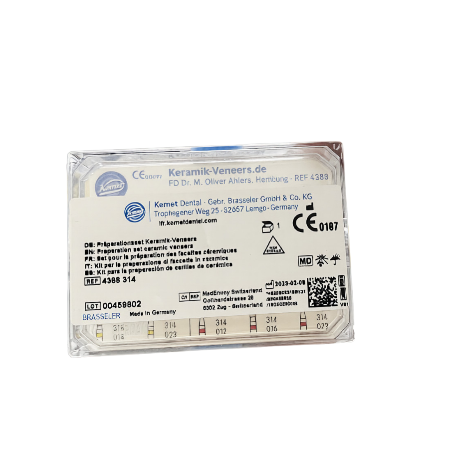 Bộ mũi khoan mài cùi veneer 4388 | Komet Đức