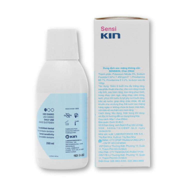 Nước Súc Miệng Sensi Kin Mouthwash | Laboratorios KIN Tây Ban Nha