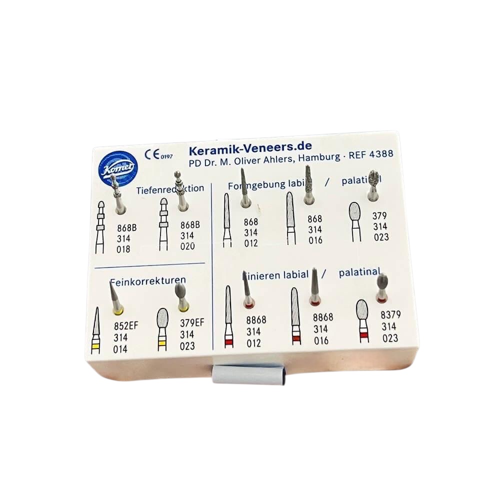 Bộ mũi khoan mài cùi veneer 4388 | Komet Đức