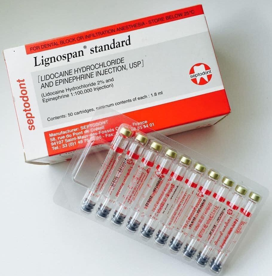 Thuốc Tê Đỏ Lignospan Standard | Septodont Pháp