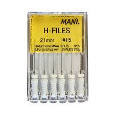 Trâm tay dũa ống tủy hình tròn H Files | Mani Nhật Bản