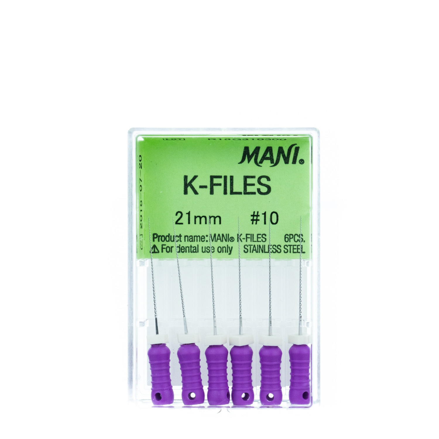 Trâm tay nong rộng ống tủy hình vuông K Files | Mani Nhật Bản