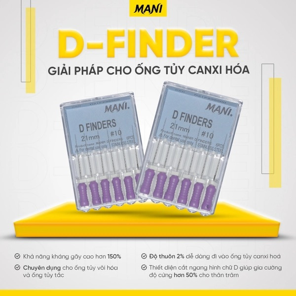 Trâm tay thăm dò ống tủy D-Finders | Mani Nhật Bản