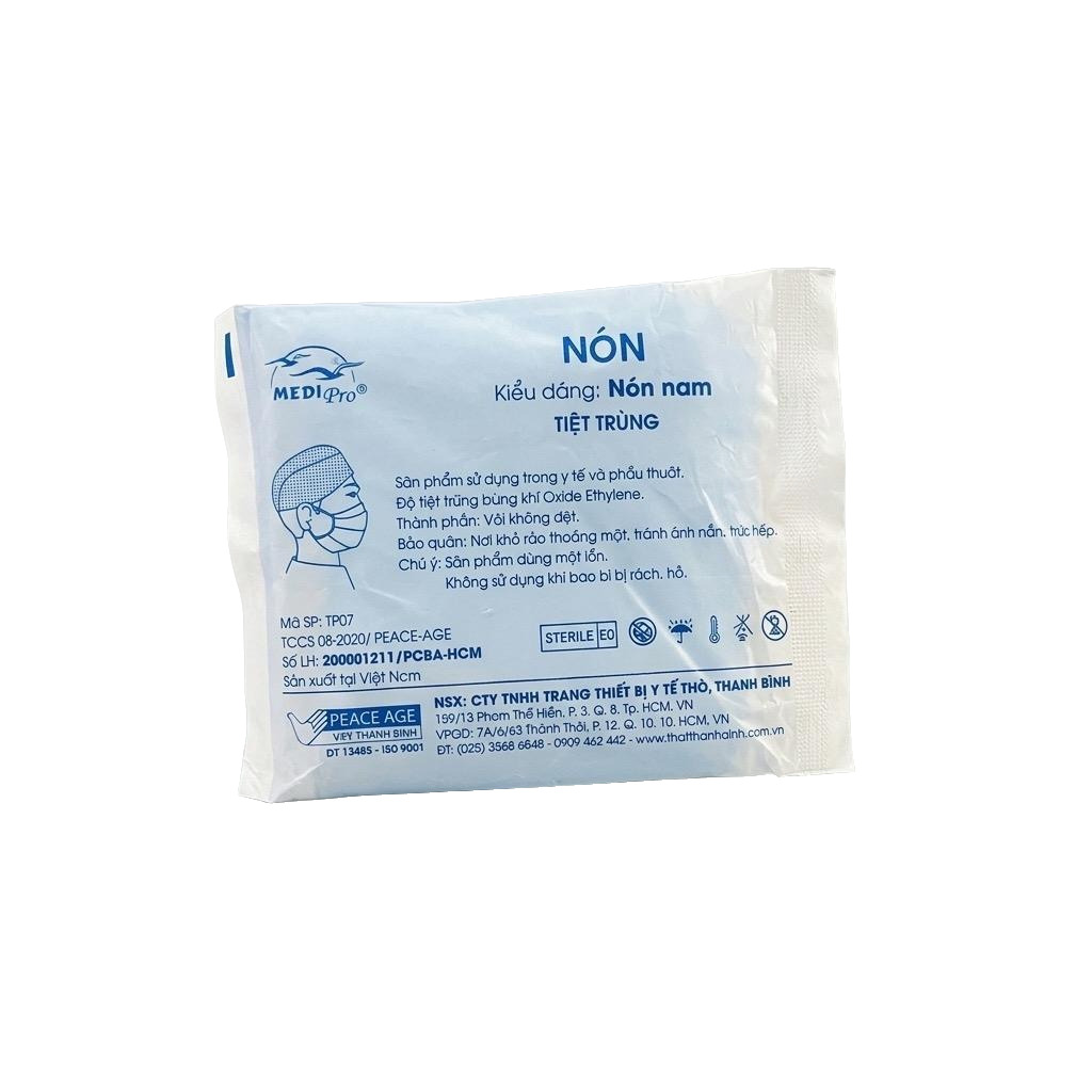 Bao tóc nam - Nón nam tiệt trùng phẫu thuật MediPro | Thời Thanh Bình Việt Nam