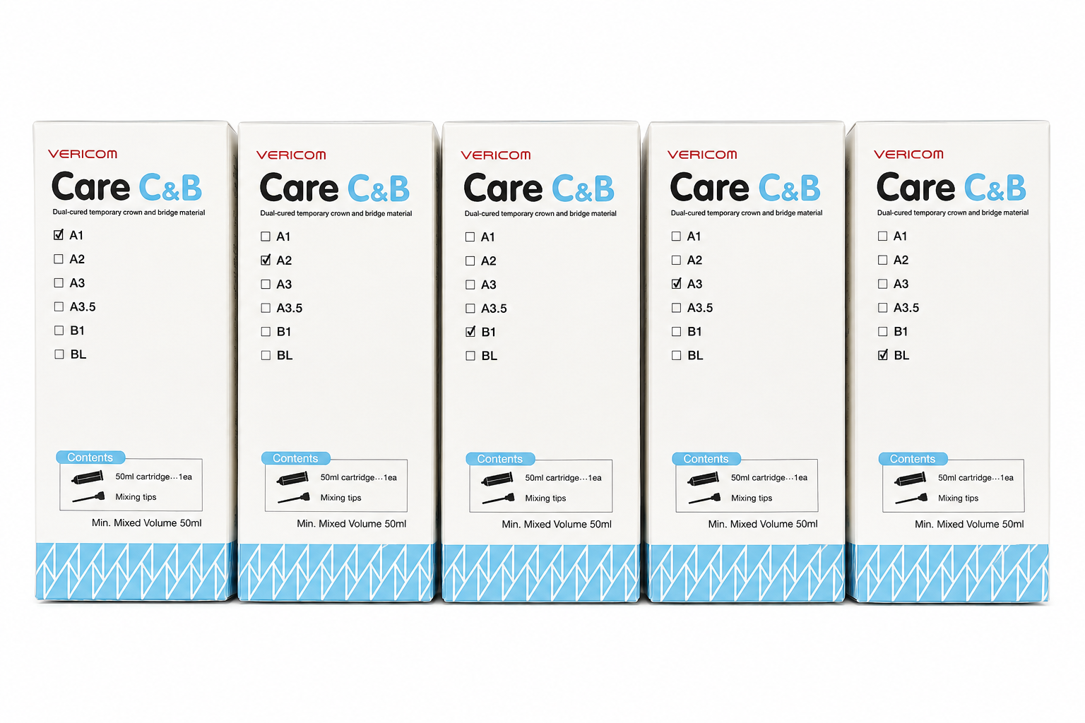 Vật liệu làm răng tạm Vericom Care C&B