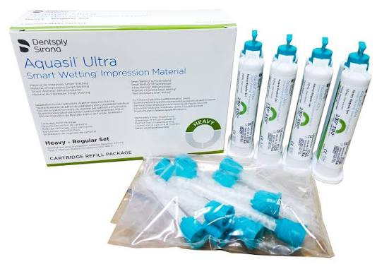 Vật liệu lấy dấu Aquasil Ultra+ Heavy 50mL | Regular Set  | Dentsply Sirona Mỹ