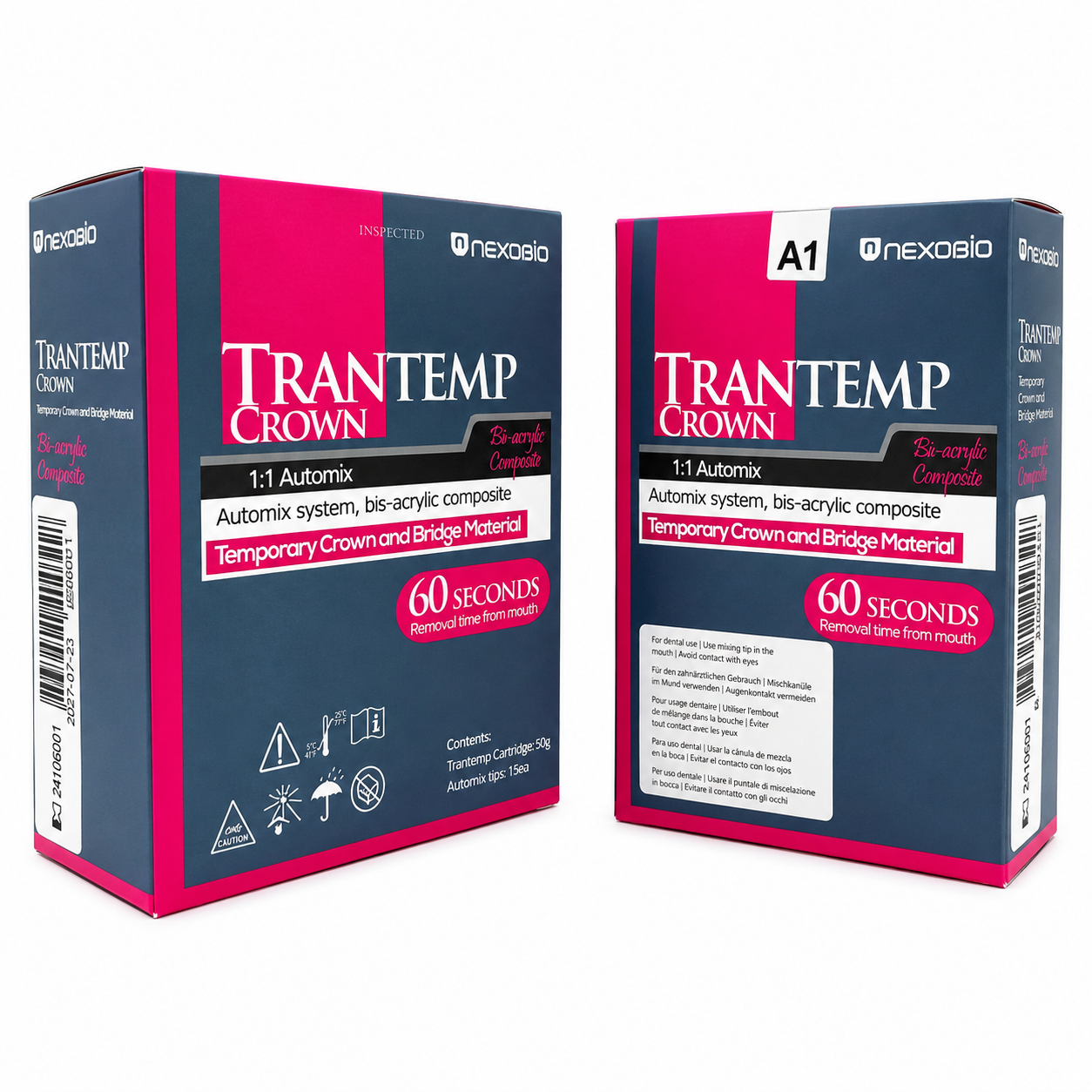 Vật liệu răng tạm tỷ lệ 1-10 Trantemp Nexobio Hàn Quốc