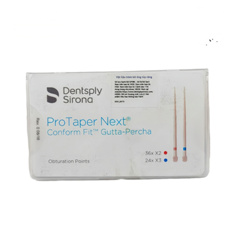 Côn chính nội nha PROTAPER NEXT PERCHA POINTS Maillefer Dentsply Mỹ
