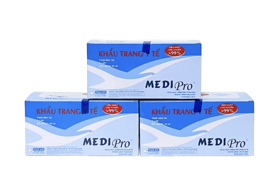 Khẩu trang y tế cao cấp MEDIPro| Thời Thanh Bình Việt Nam